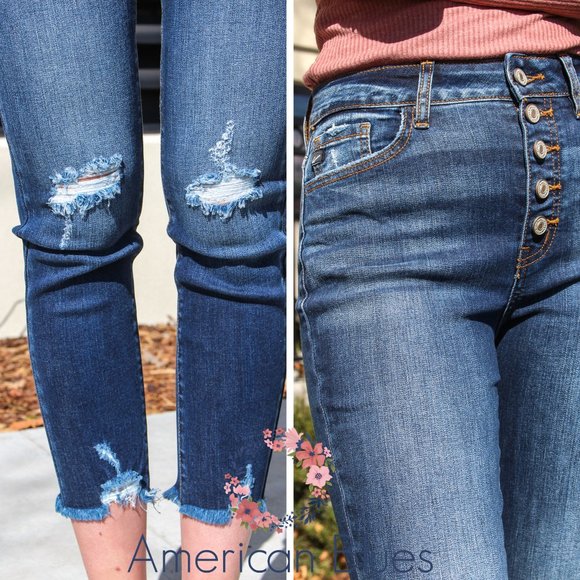 NWT KanCan Jeans Geneva Button Fly Ankle Skinny - Picture 5 of 8